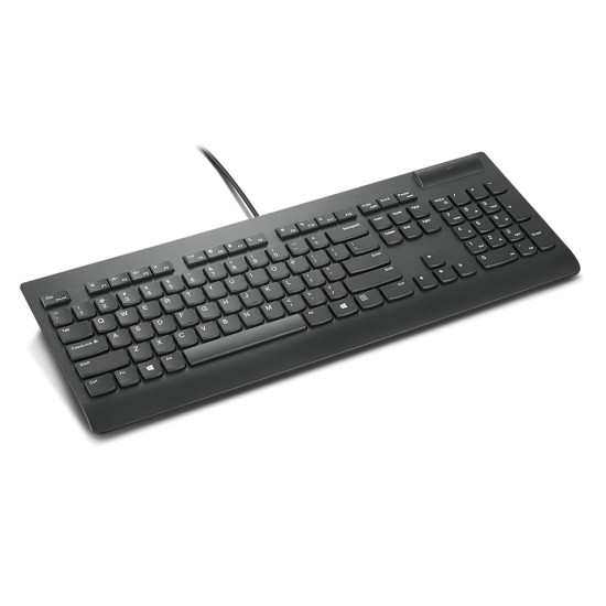 Lenovo 4Y41B69381 keyboard Office USB QWERTY Finnish, Swedish Black