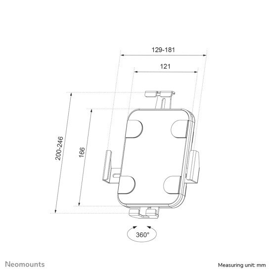 Neomounts wall mount tablet holder