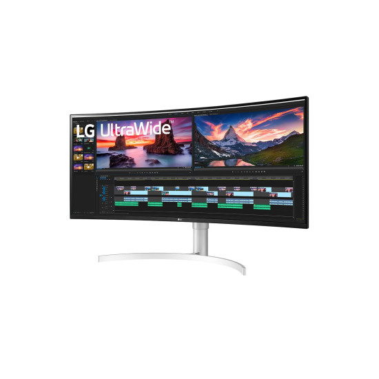 LG 38WN95CP-W computer monitor 96.5 cm (38") 3840 x 1600 pixels Quad HD+ QLED White