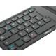 Targus AKF003NO keyboard Universal Bluetooth QWERTY Nordic Black