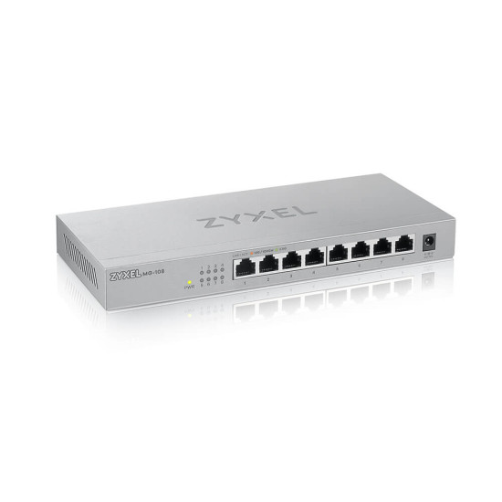 Zyxel MG-108 Unmanaged 2.5G Ethernet (100/1000/2500) Steel