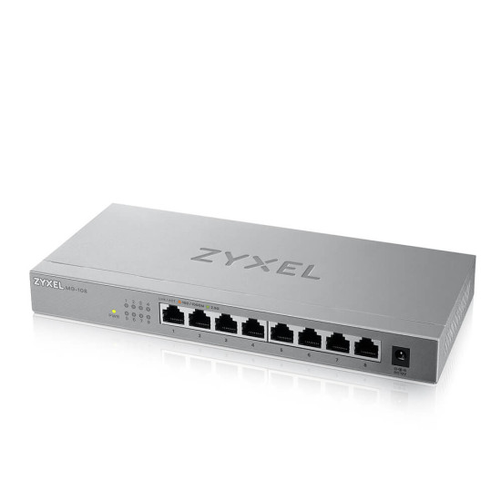 Zyxel MG-108 Unmanaged 2.5G Ethernet (100/1000/2500) Steel