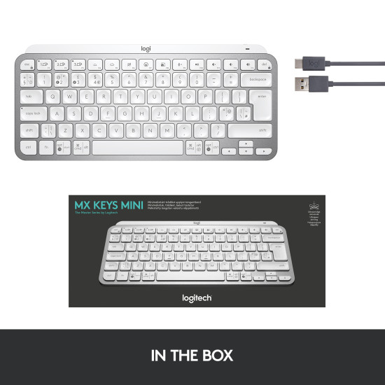 Logitech MX Keys Mini Minimalist Wireless Illuminated Keyboard