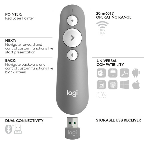 Logitech R500 Laser Presentation Remote