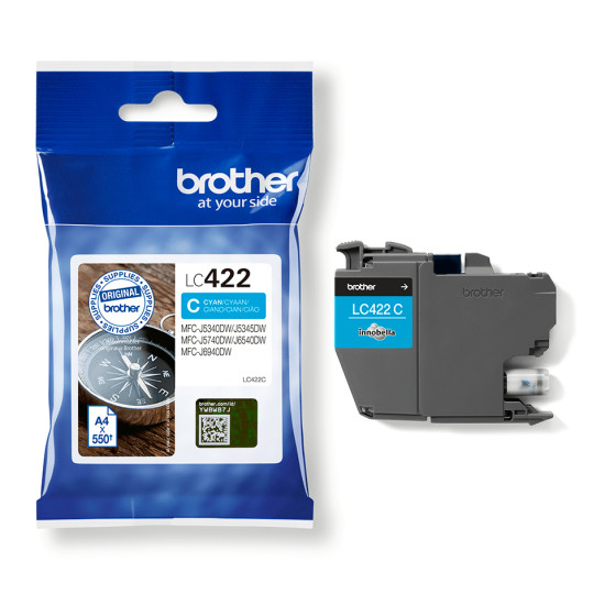 Brother LC-422C ink cartridge 1 pc(s) Original Cyan