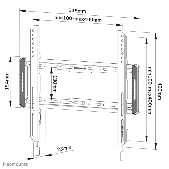 Neomounts tv wall mount