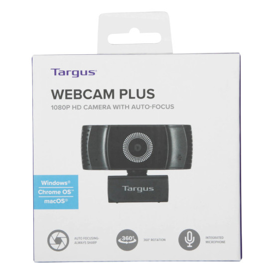 Targus AVC042GL webcam 2 MP 1920 x 1080 pixels USB 2.0 Black