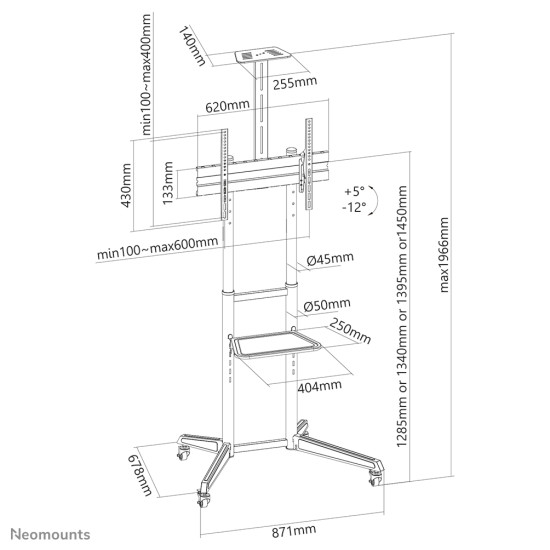 Neomounts floor stand