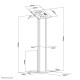 Neomounts tablet floor stand