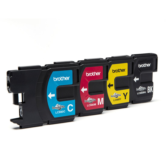 Brother LC-980VALBPDR ink cartridge 4 pc(s) Original Black, Cyan, Magenta, Yellow