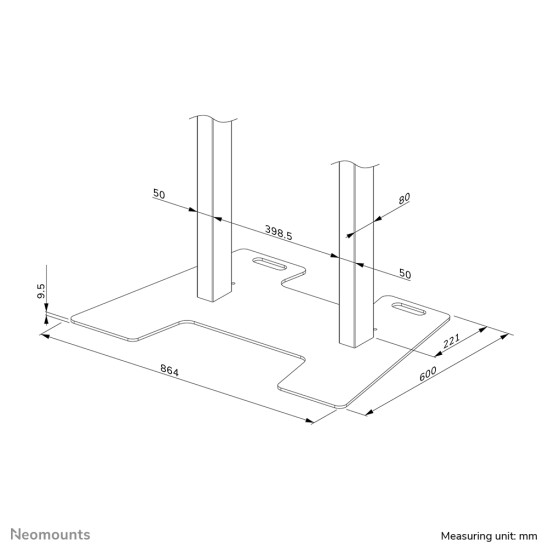 Neomounts floor plate