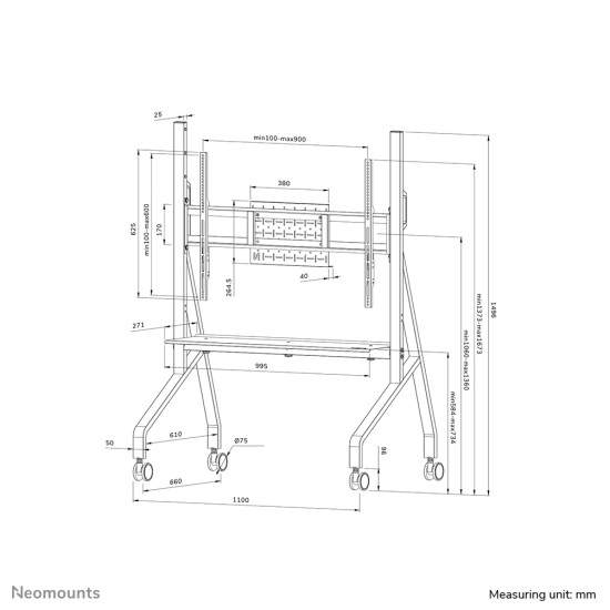 Neomounts floor stand