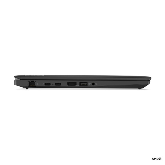 Lenovo ThinkPad T14 AMD Ryzen™ 7 PRO 7840U Laptop 35.6 cm (14") WUXGA 16 GB LPDDR5x-SDRAM 512 GB SSD Wi-Fi 6E (802.11ax) Windows 11 Pro Black