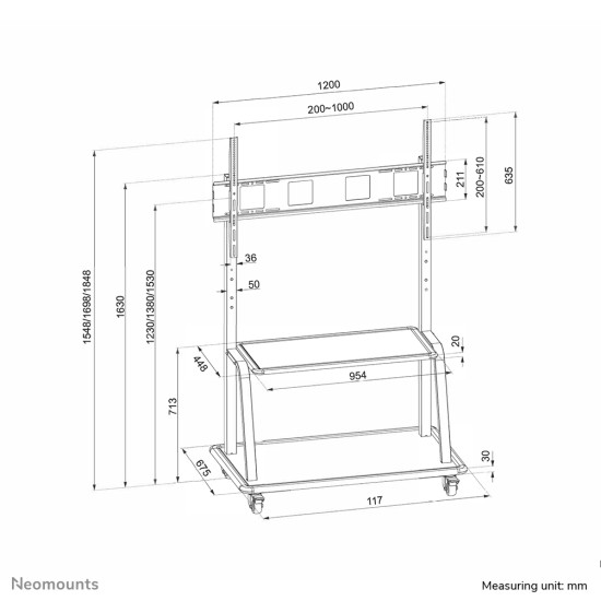 Neomounts floor stand