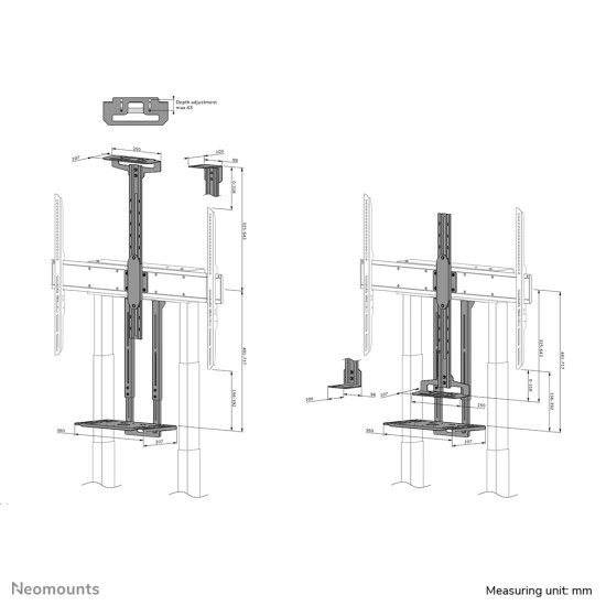 Neomounts videobar & multimedia kit