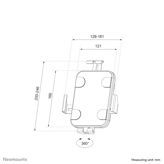 Neomounts wall mount tablet holder