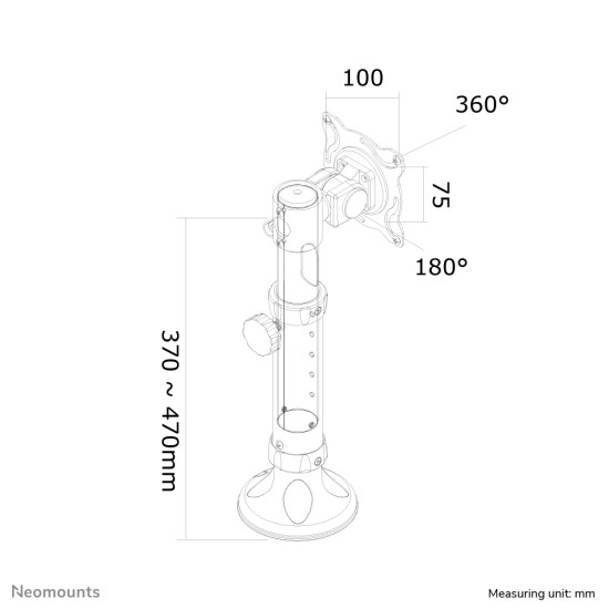 Neomounts desk monitor arm