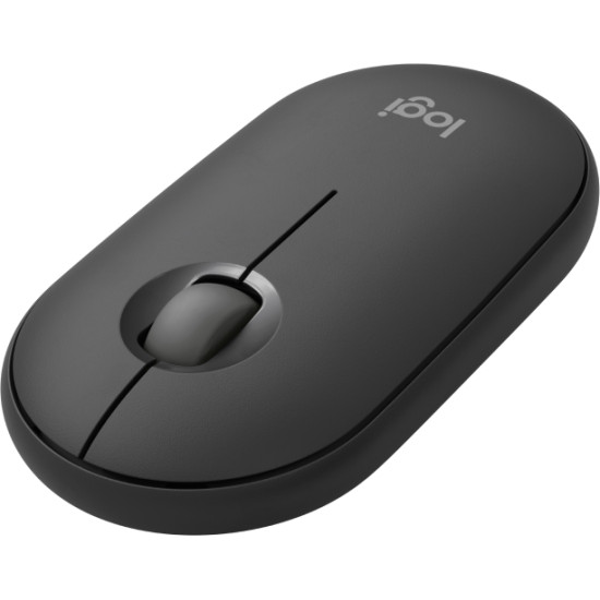 Logitech Pebble 2 Combo for Mac keyboard Mouse included Universal RF Wireless + Bluetooth QWERTY US International Graphite