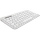 Logitech Pebble Keys 2 K380s keyboard Universal RF Wireless + Bluetooth QWERTY Danish, Finnish, Norwegian, Swedish White