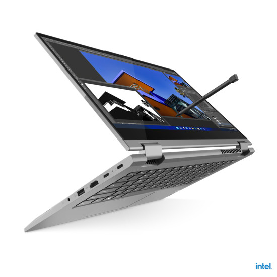 Lenovo ThinkBook 14s Yoga Intel® Core™ i5 i5-1335U Hybrid (2-in-1) 35.6 cm (14") Touchscreen Full HD 16 GB DDR4-SDRAM 256 GB SSD Wi-Fi 6 (802.11ax) Windows 11 Pro Grey