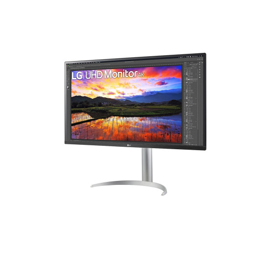 LG 32UP55NP-W computer monitor 80 cm (31.5") 3840 x 2160 pixels 4K Ultra HD White