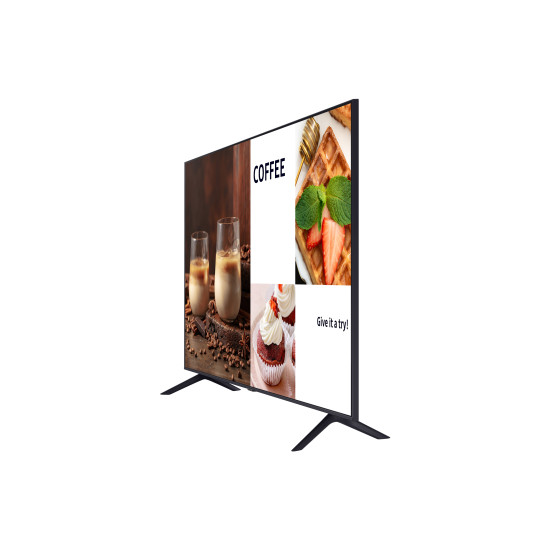 Samsung BE43C-H Digital signage flat panel 109.2 cm (43") LED Wi-Fi 4K Ultra HD Black Built-in processor Tizen